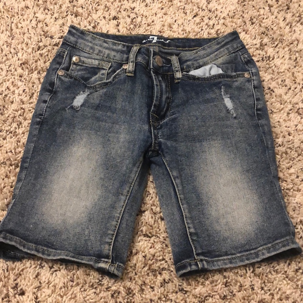 Free for All Mankind 7 Girls Denim Shorts, 10